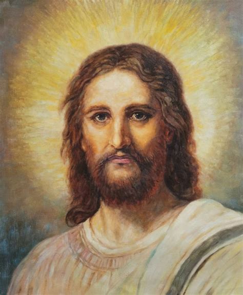 Jesus Christ Heinrich Hofmann Reproduction Hand Painted In Oil On