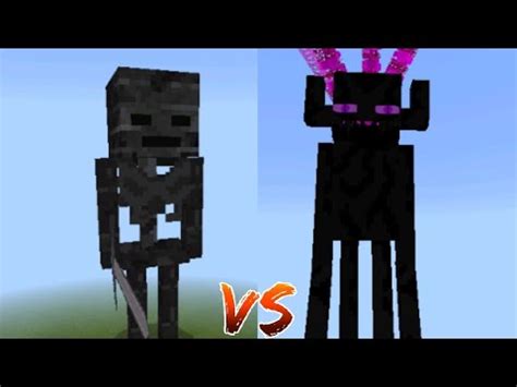 Wither Skeleton Titan Vs Ender Colossus Minecraft Addons Youtube