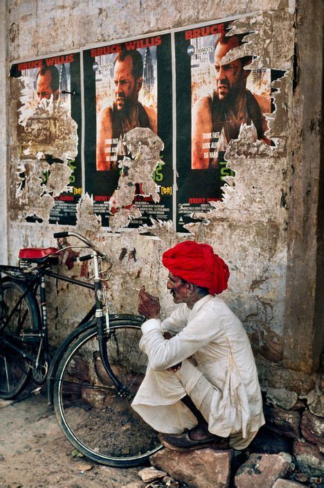 Steve Mccurry India Jodphur Rajasthan 1996 Man With Movie Poster