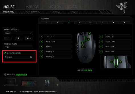 Maybe you would like to learn more about one of these? Razer Insider | Forum - Razer Synapse Profiles and Ingame Automated Profiles