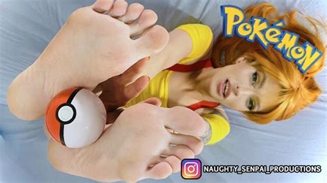 PokÉmon Misty Cosplay Feet And Footjob Teasing Bare Feet Foot Fetish Cosplay Feet Hentai Ahegao