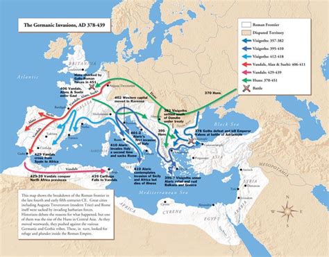 The Germanic Invasions Ad 378 439 Roman History European History