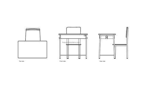 Clroom Chair Cad Blocks Tutorial Pics