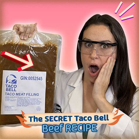 We Revealed The Secret Taco Bell Beef Recipe 🌮 Beef Taco Bell Recipe We Revealed The