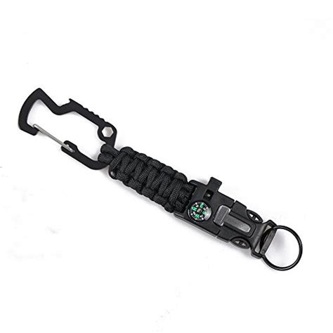 Edc Paracord Keychain Multi Tool Survival Kits Lanyard With