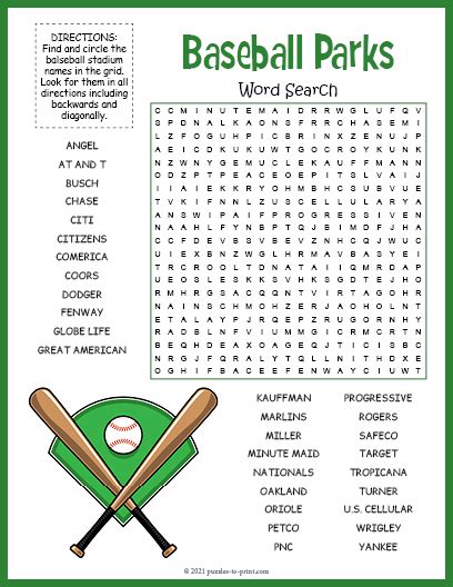 40 Baseball Word Search Answers Top Learning Library 2022