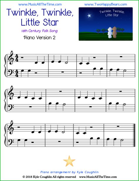 Easy Twinkle Twinkle Little Star Violin Sheet Music Piano Sheet Music App
