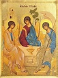 Holy Trinity Orthodox Icon by Andrei Rublev Handmade | Etsy