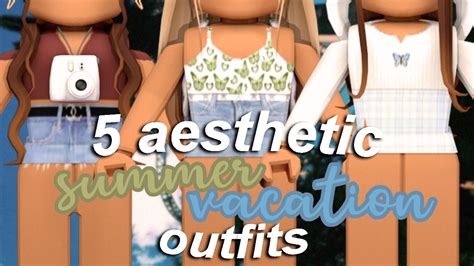 5 Aesthetic Summer Vacation Roblox Outfits