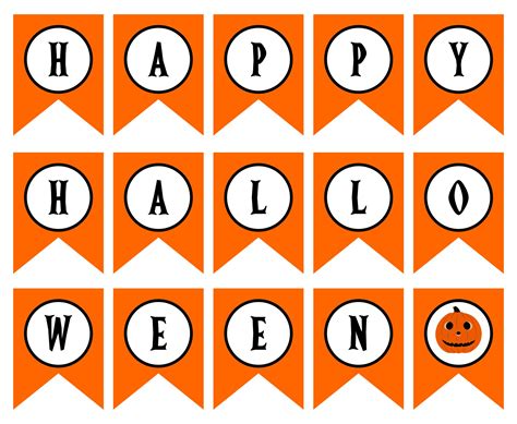 10 Best Diy Printable Halloween Banner