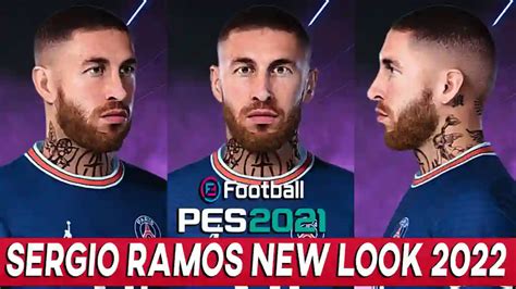 Pes 2021 Sergio Ramos New Look 2022 Pes 2021 Gaming With Tr