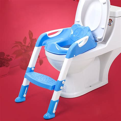 Baby Potty Seat With Ladder Children Toilet Seat Cover Kids Toilet