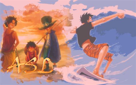 One Piece Wallpaper Monkey D Luffy Portgas D Ace Sabo Group Of My Xxx Hot Girl