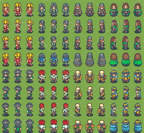 Sample File Classic Rpg Game 2d Rpg Character Pixel Art Animation