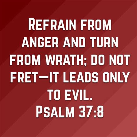 Psalm 37 8 New International Version NIV Wrath Psalms Bible Apps