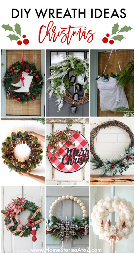 Christmas Wreath Ideas 25 Christmas Wreath Tutorials Home Stories A To Z