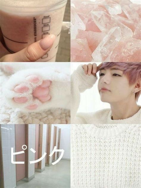 V Bts Pastel Pink Aesthetic Aesthetic Pastel Wallpaper Aesthetic