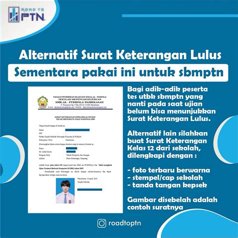 Contoh Surat Keterangan Kelas 12 Untuk Utbk Sbmptn 2021 NBKomputer