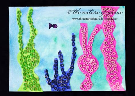 The most common coral reef painting material is stretched canvas. Homeschool Theme of the Week: Oceans and Beaches! | Coral ...
