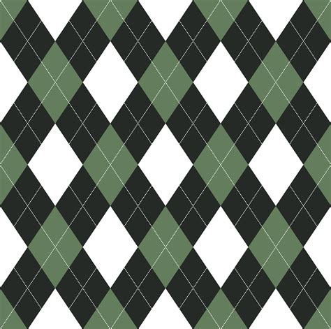 Seamless Green And Black Argyle Pattern Download Free Vectors