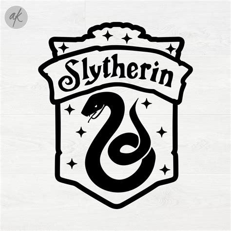 Slytherin Svg Harry Potter Svg Slytherin Cut file for | Etsy
