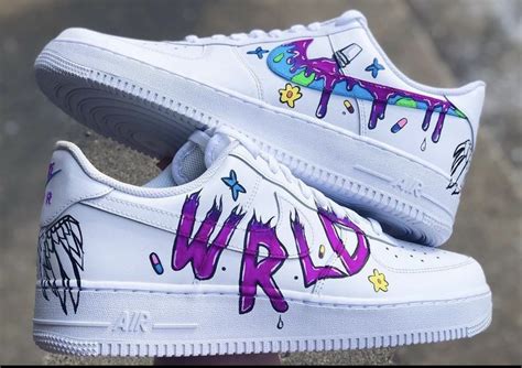 Juice Wrld Custom Painted Air Force One Ubicaciondepersonascdmxgobmx