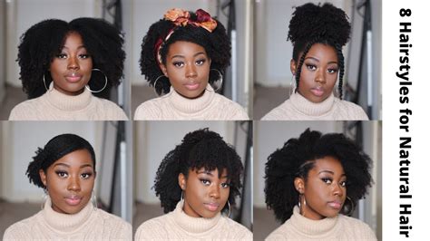 Simple Quick Everyday Hairstyles For Natural Hair Youtube
