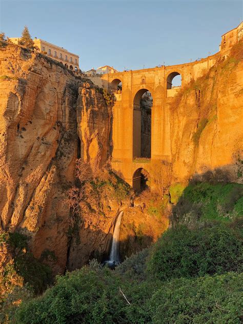 Puente Nuevo In Ronda Spain At Sunset I Was In Awe Of The Beauty Here
