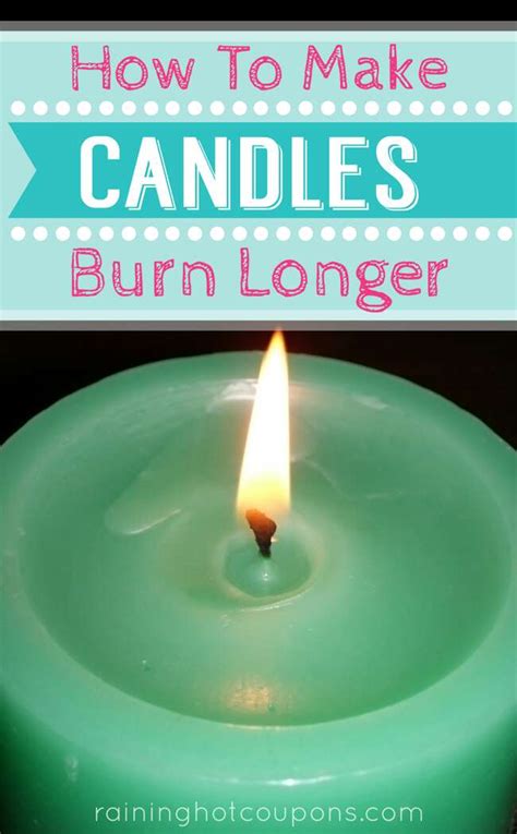 how to make candles burn longer musely