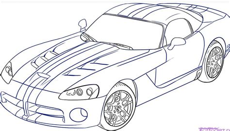 How To Draw A Car Step By Step For Car Drawings Cars Coloring Pages