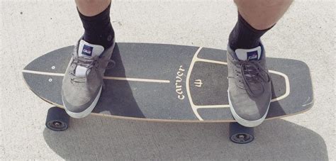 Foot Position On A Carver Skateboard Carver Skateboard Skateboard Deck