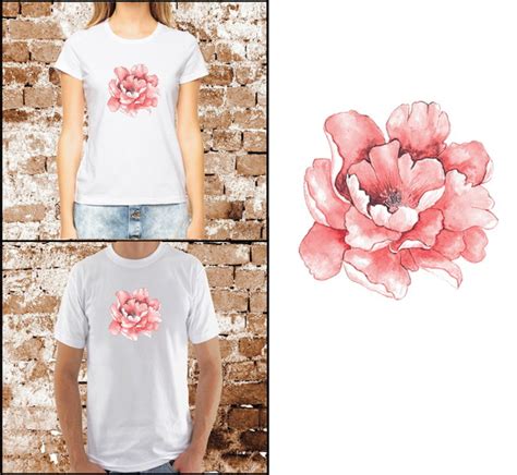 Camisa Rosa Em Flor Loja Mundo Game Elo7 Produtos Especiais