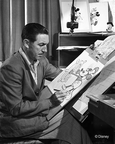 Walt Disney Drawing Mickey Mouse Disneyexaminer