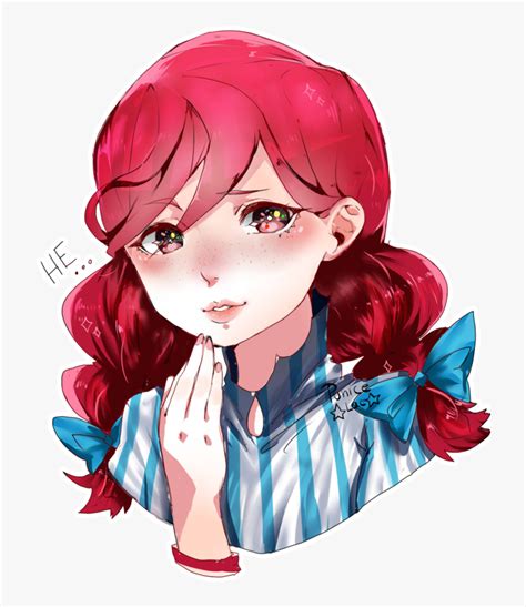 Smug Wendy By Punicelac Anime Girl Wendys Transparent Hd Png