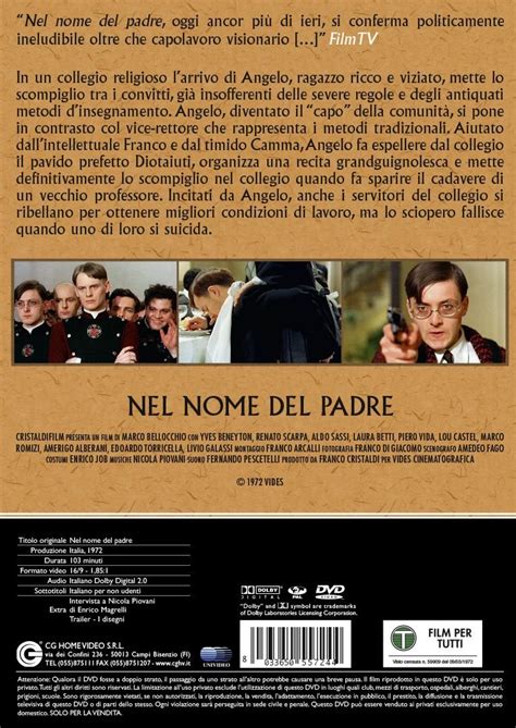 Dvd En Nombre Del Padre Nel Nome Del Padre 1972 Marco Bellocchio
