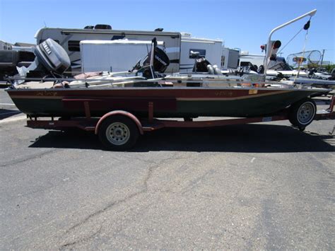 Boat For Sale 1988 Ski Barge 20ft Crawdad Fisher 21 In Lodi Stockton