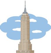Cartoon Animated Empire State Building Clip Art Library