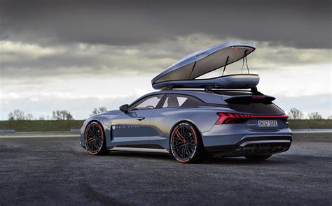 The Audi E Tron GT Looks Even More Striking As A Shooting Brake Carscoops