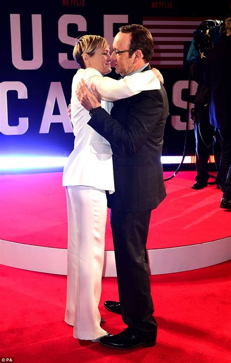 House Of Cards Robin Wright And Kevin Spacey Attend Season 3 Premiere