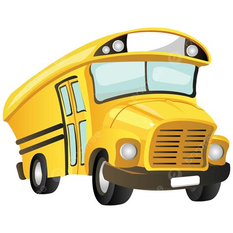 School Bus Illustration School Bus School Bus Png And Vector With