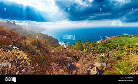 Nature Scenic Seascape In Canary Islandtravel Adventures Landscape