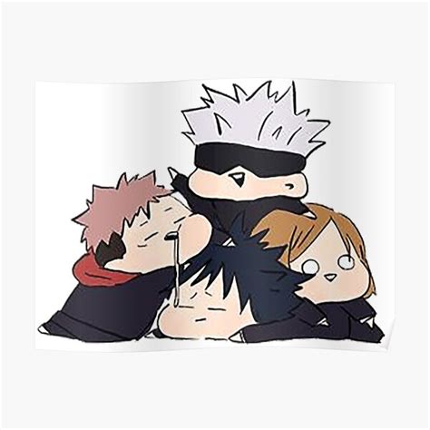Shop a large selection of officially licensed anime plush at the crunchyroll store and get free u.s. Jujutsu Kaisen Chibi Posters | Redbubble