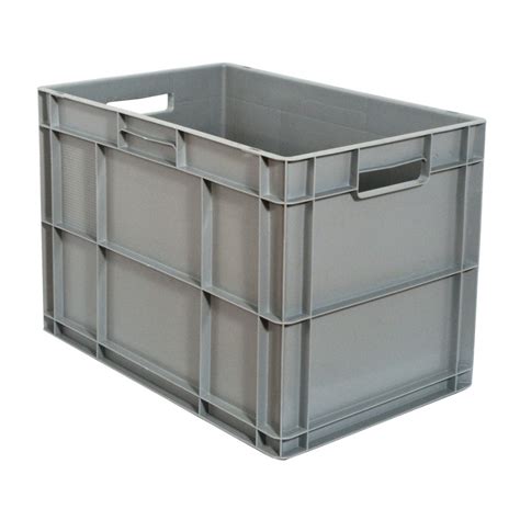 Caja De Plástico Apilable Norma Europea Eu 6441l 600x400 Eurobox