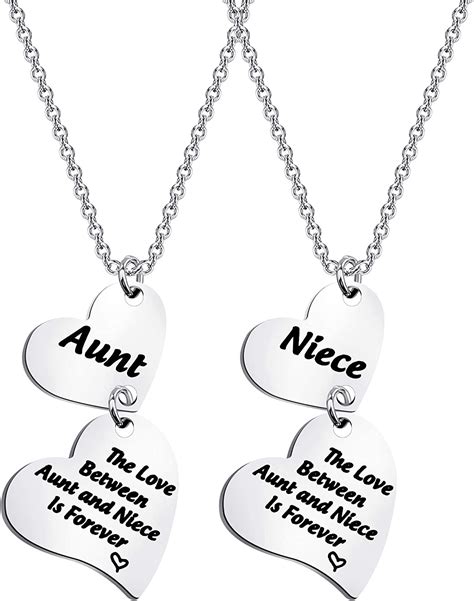 Aunt Niece Jewelry The Love Between Aunt And Niece Is Forever Aunt