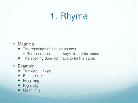 Ppt Rhyme And Meter Powerpoint Presentation Free Download Id 6842754