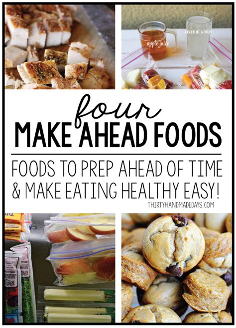 How to use ahead of in a sentence. 4 Foods to Prep Ahead of Time and Make Eating Healthy Easy ...