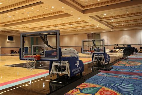 The court dimensions, of course, are unchanged. NBA Practice Courts Arrive Disney's Coronado Springs ...