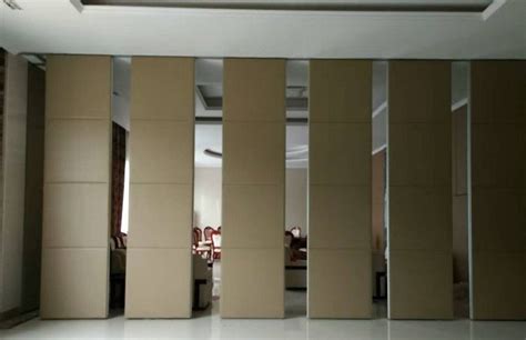Soundproof Operable Movable Acoustic Partition Wall With Aluminium