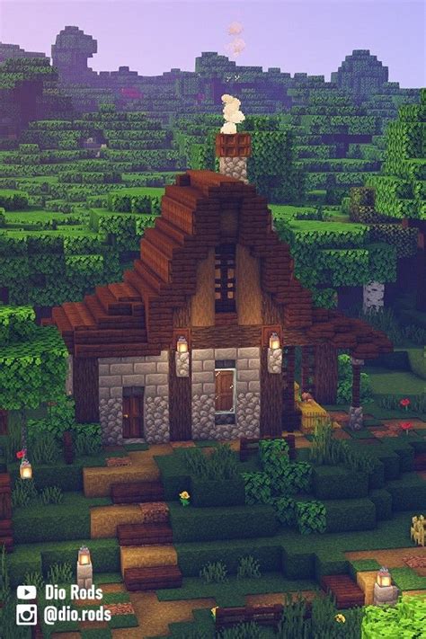 Minecraft Dark Oak Forest House