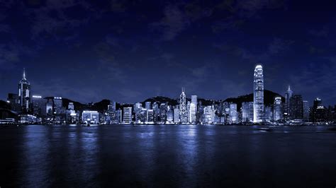 38 Big City At Night Wallpaper On Wallpapersafari